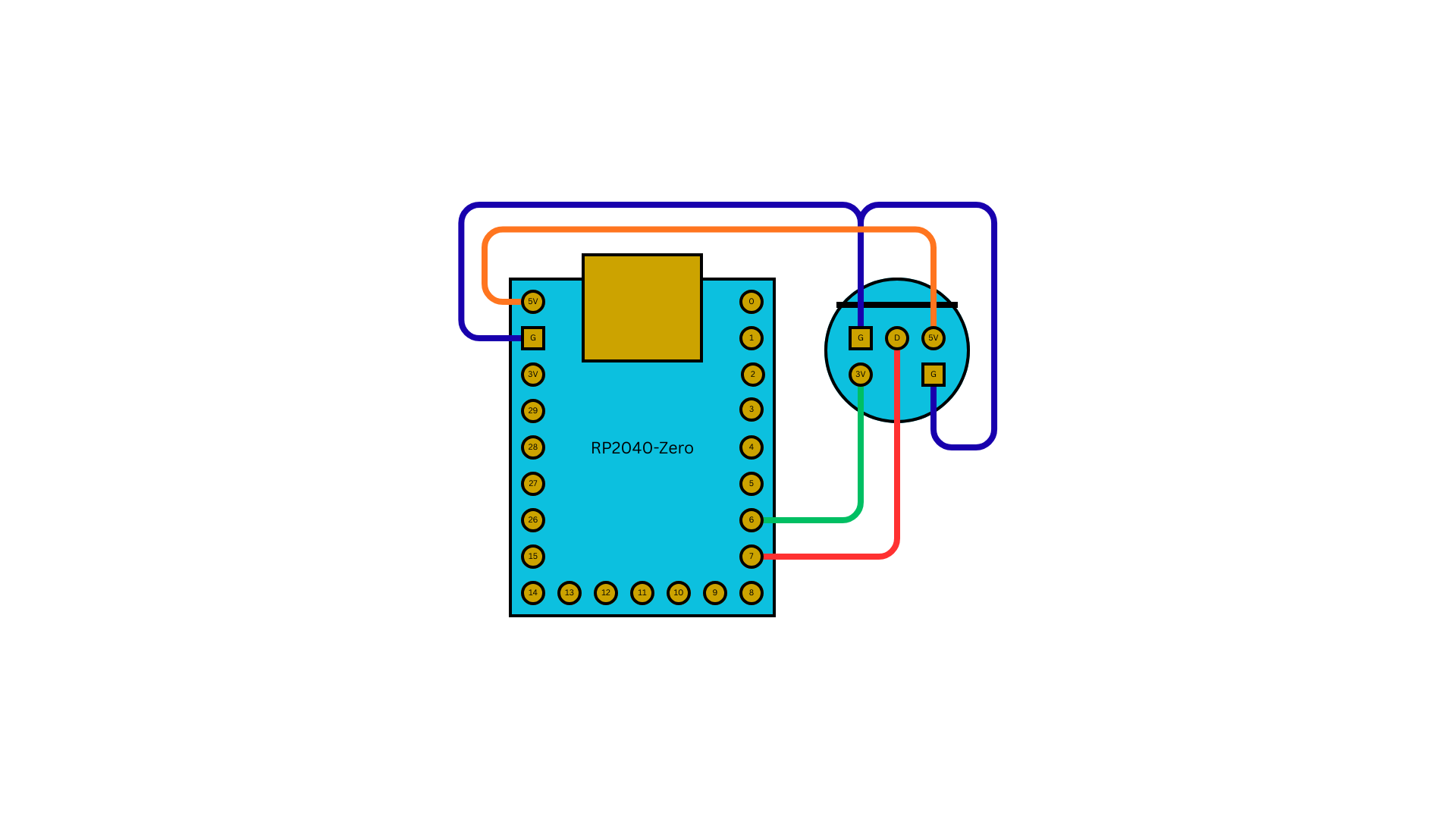 USB-2-GC Wiring Diagram
