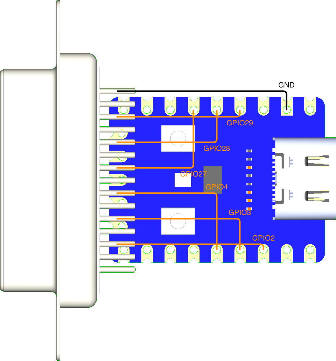 NeoGeo2USB RP2040-Zero
